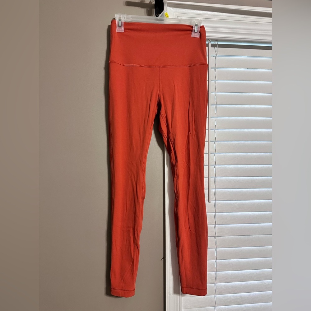 Lululemon Athletica align Orange Leggings